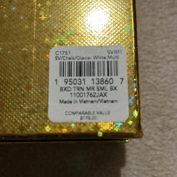 NIB Coach gold box cosmetic bag and mirror set - Picture 5 of 5